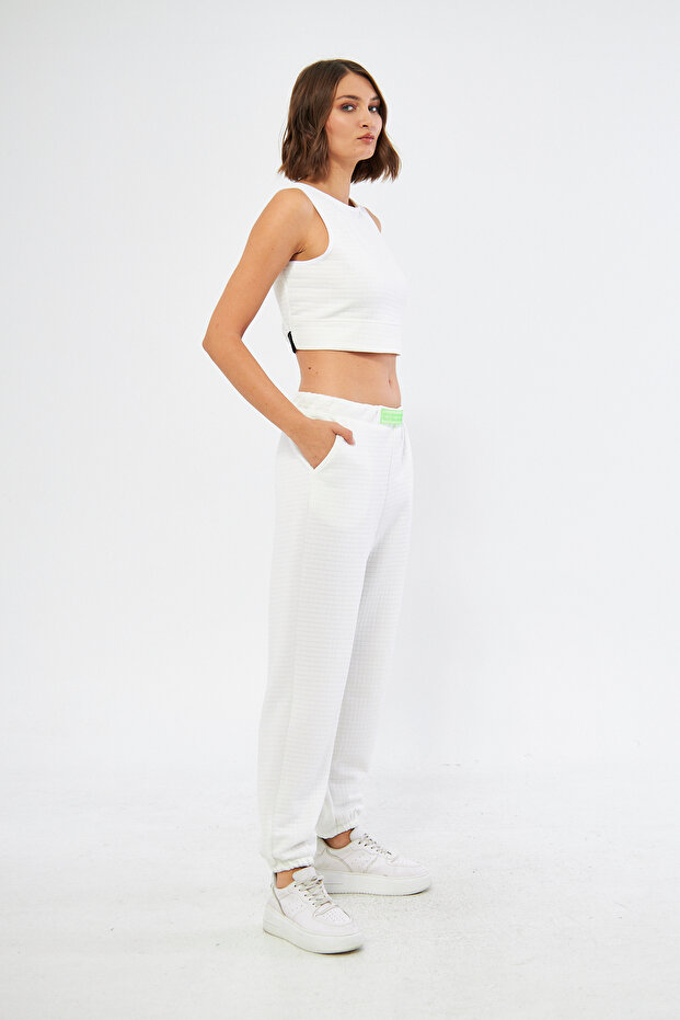 BASIC BEYAZ PANTOLON - 2