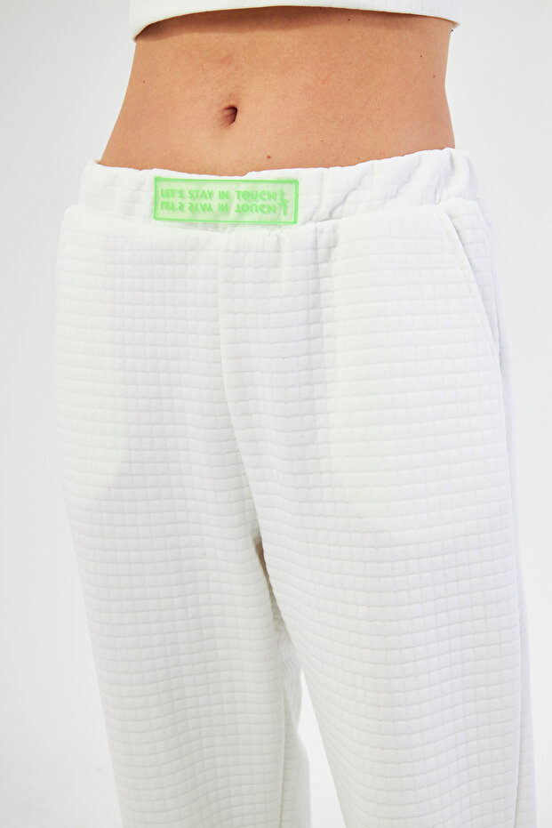 BASIC BEYAZ PANTOLON - 6