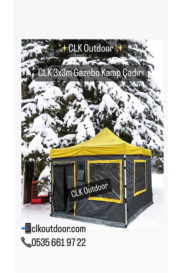 CLK 3x3 Gazebo Kamp Çadırı 01 - 5