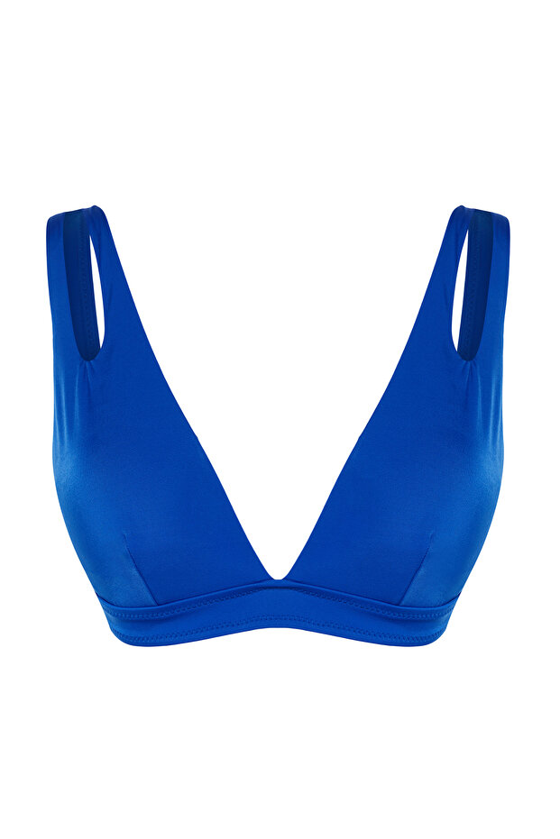 Saks Üçgen Cut Out Detaylı Bikini Üstü TBESS20BU0202 - 5