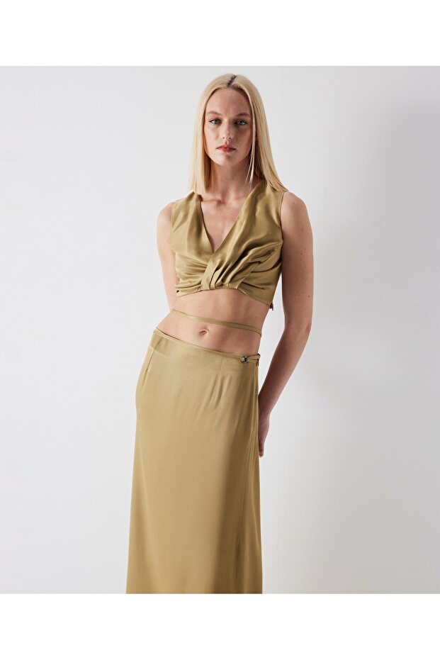 Drapeli Crop Bluz - 5