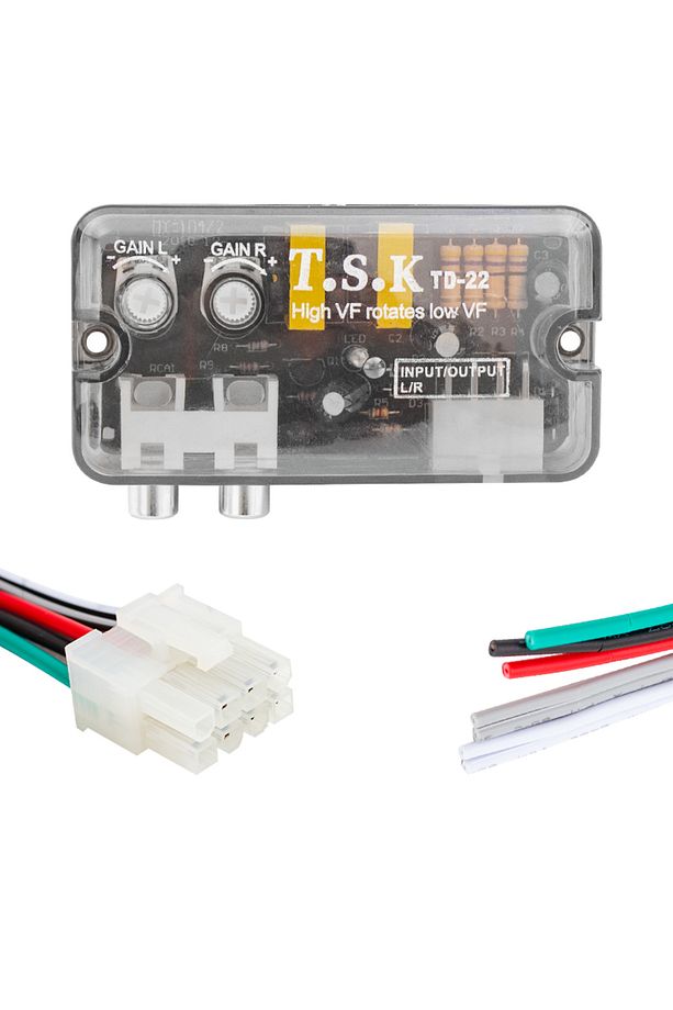 MAGICVOICE MV-15911 AYARLI OTO DECK ANFİ ÇEVİRİCİ (2-4 KANAL ANFI BAGLANABILIR) ANFİ DÖNÜŞTÜRÜCÜ - 2