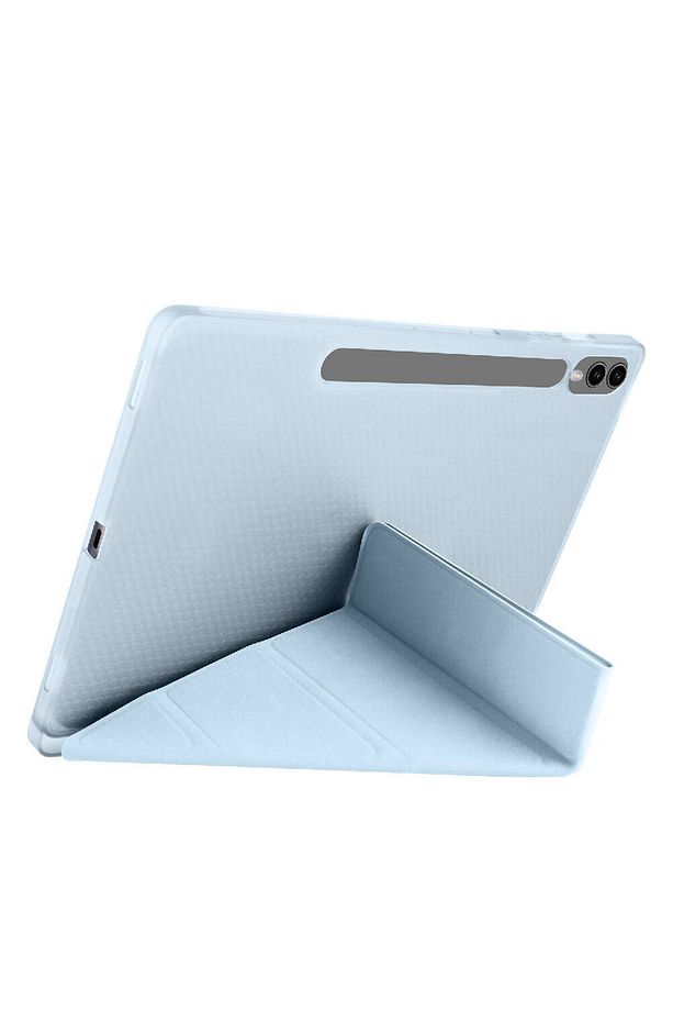 Samsung Galaxy Tab S9 Plus / Tab S9 FE Plus Uyumlu Kılıf Kalem Bölmeli Smart Standlı Yumuşak Kapak - 6