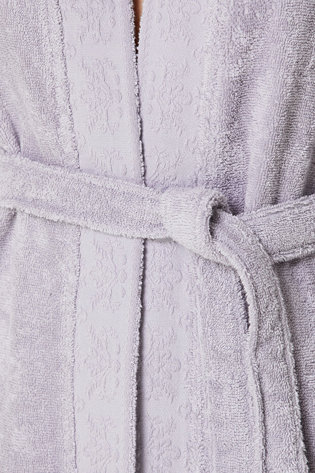 Nera Kadın Bornoz Lila - 1