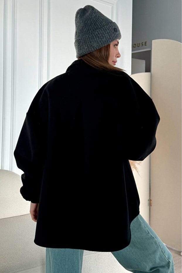 سترة قميص أساسية كبيرة الحجم من الكشمير لامبرجاك - 2