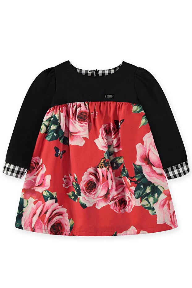 Kız Çocuk Uzun Kollu Elbise - 4