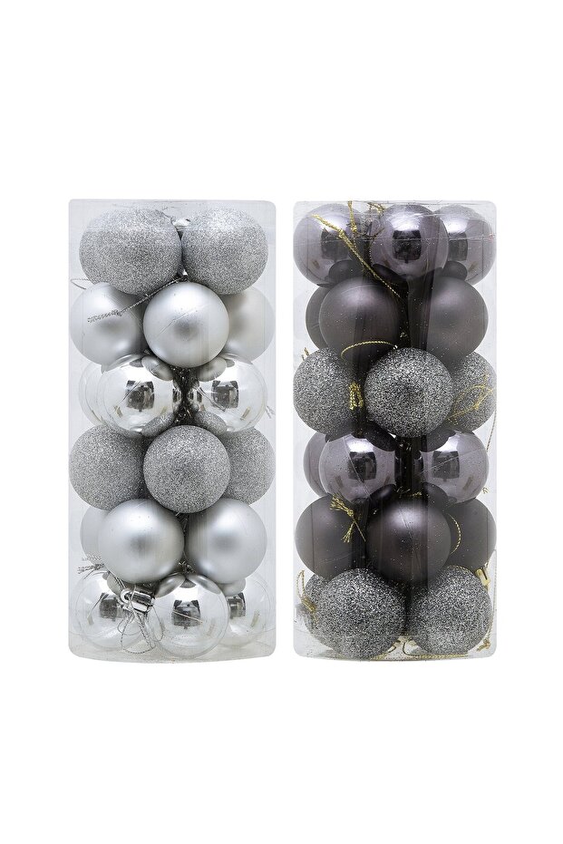4 Cm New Year's Ball 24 Pieces