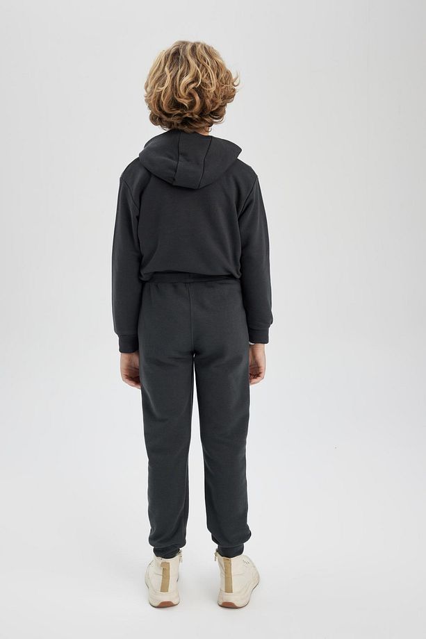 Erkek Çocuk Baskılı Beli Bağcıklı Lastikli Paça Cepli Jogger Eşofman Altı B8928a823cw - 6