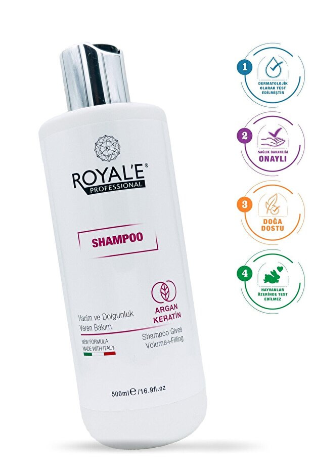 Şampuan - Argan Keratin Shampoo 500ml - 1