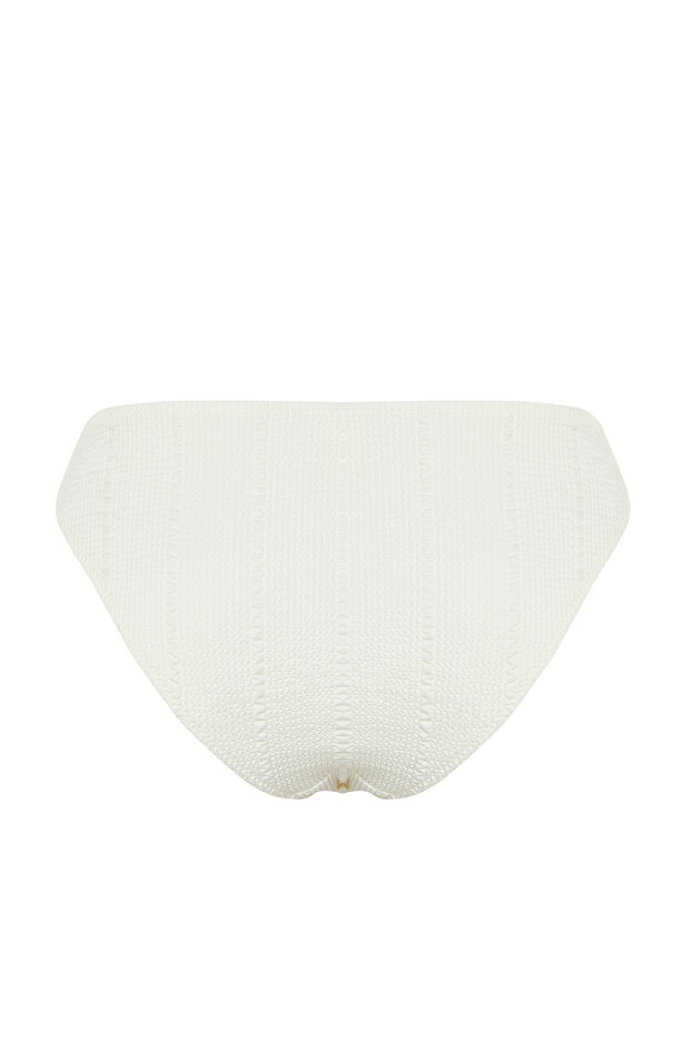 Ekru Dokulu Regular Bikini Altı TBESS24BA00036 - 5