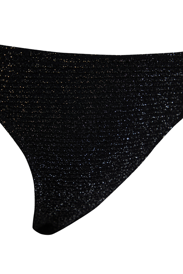 Siyah Regular Normal Bel Bikini Altı TBESS24BA00077 - 6