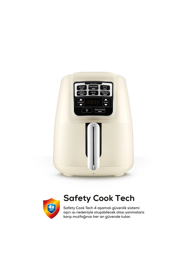 Smart Sensorlü Ev Yoğurdu, Közleme, Fırın/Izgara 6 Pişirme Fonksiyonlu XL 4 Litre AirFry 1550W - 3