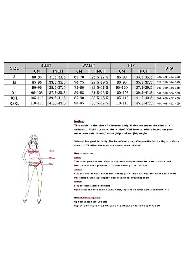 Yüsekbel Çiçekli Turuncu Bikini - 5