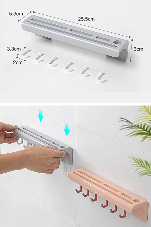 ® منظم سكاكين المطبخ العملي متعدد السكاكين، حامل سكاكين متين - 6