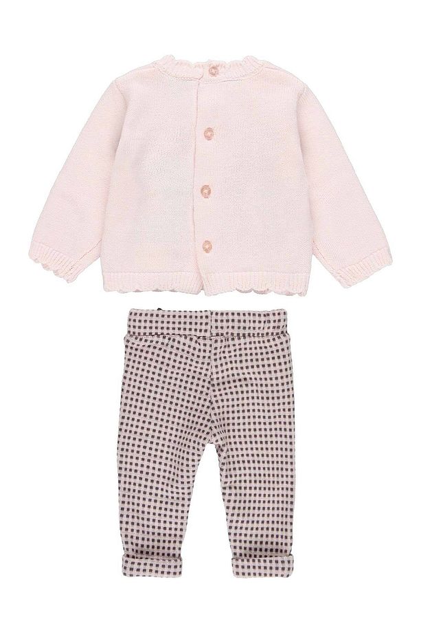 Kız Bebek Kazak Pantolon Set Pembe - 2
