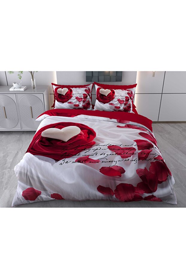 3D Double Duvet Cover Set 6 Pieces Mehlika