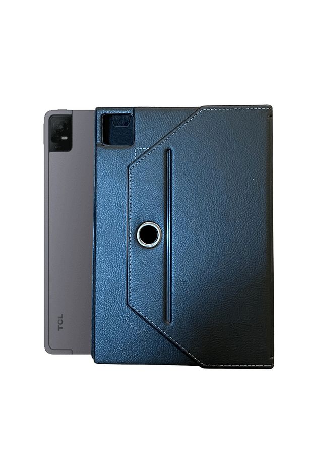 TCL Nxtpaper 11 inç Uyumlu 360 Dönebilen Deri Standlı Universal Tablet Kılıfı - 3