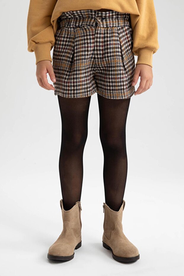 Kız Çocuk Kareli Şort A8001a823au - 7