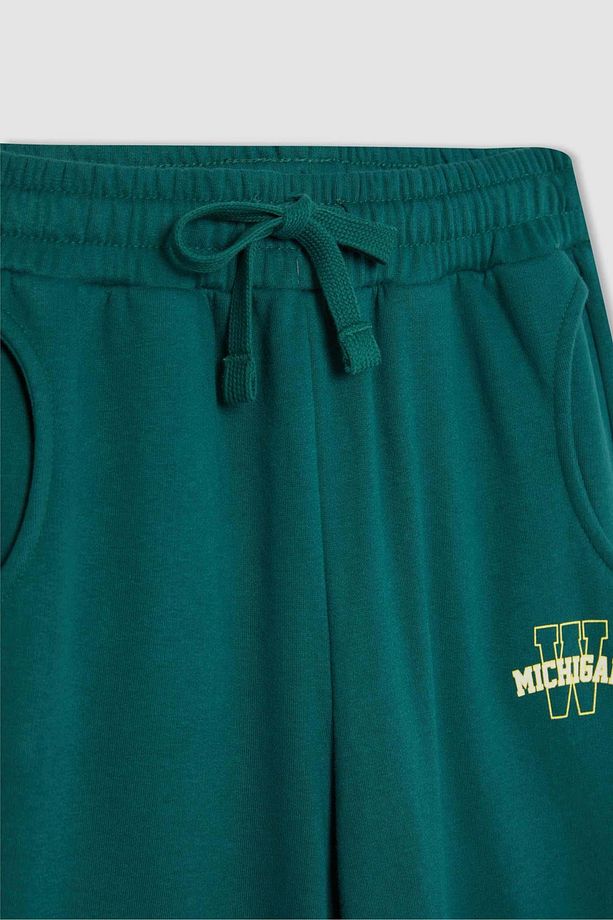 Kız Çocuk Baskılı Beli Bağcıklı Lastikli Paça Cepli Jogger Eşofman Altı B2548a823wn - 8