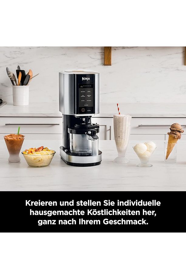 Dondurma Makinesi ve Tatlı Makinesi, 3 kaplı, 7 program, dondurma, Smoothie kaseleri, milkshake.. - 6