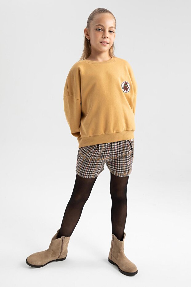 Kız Çocuk Kareli Şort A8001a823au - 4