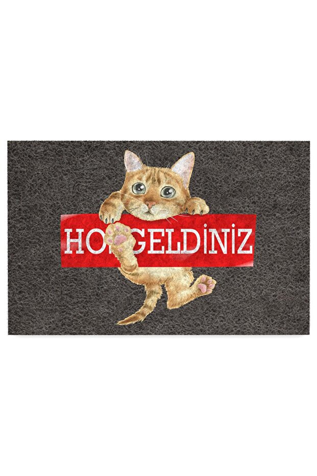 Decorative Door Mat, Outdoor/Household/Door Mats (WELCOME CAT)