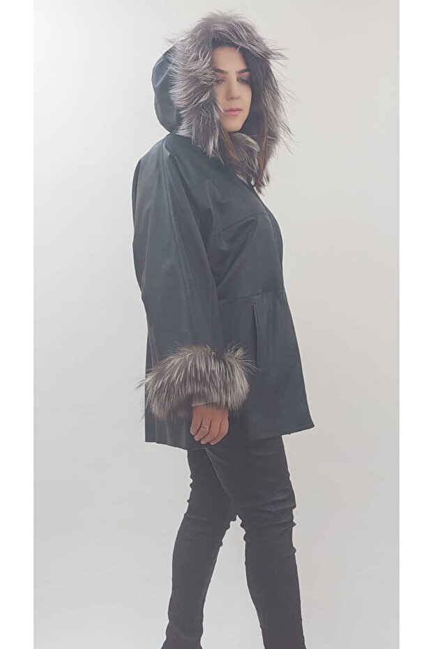 Hakiki Deri ceket çift taraflı - 7