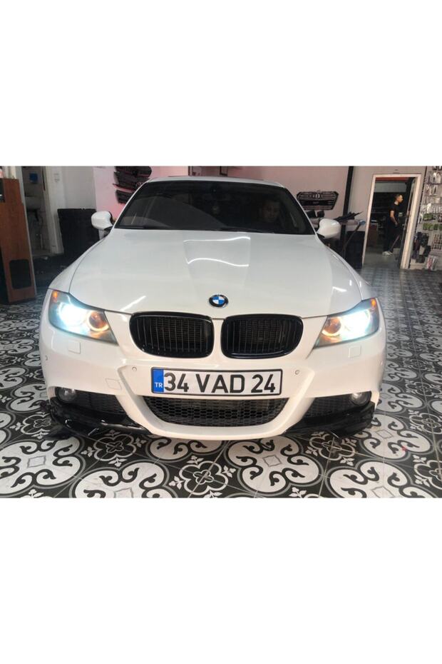 Bmw E90 2008 2011 Tampon Ön Flap Seti M Technic St P Black - 3