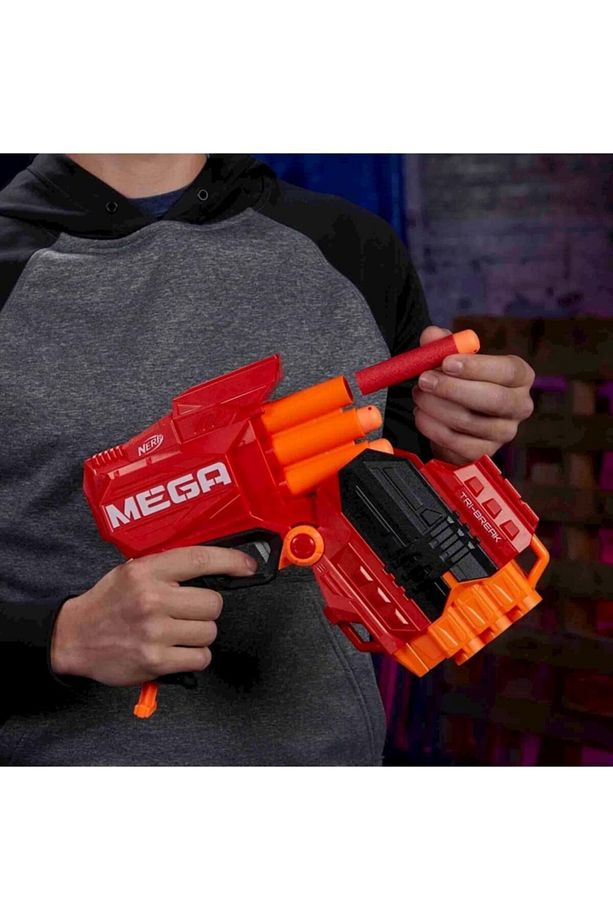 Nerf Mega Tri Break Kırmızı + Yedek 3 Mega Dart - 6