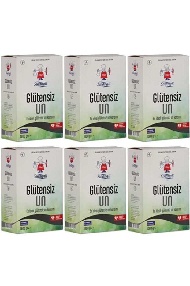 Glutensiz Un Çölyak Hastaları Için 1 Kg X 6 Adet - 1