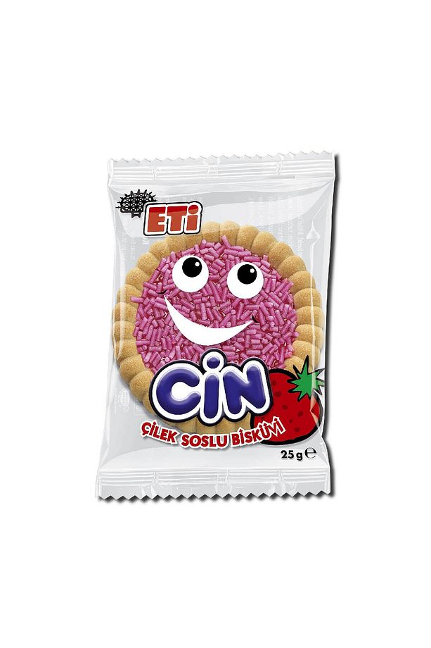 Cin Çilekli Bisküvi 25 g x 36 Adet - 3