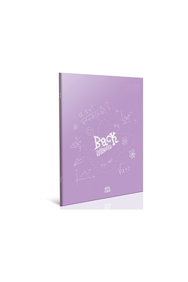 Mor Back A5 60 Yaprak Tel Dikişli Plastik Kapak Çizgisiz  Defter 4993 - 1