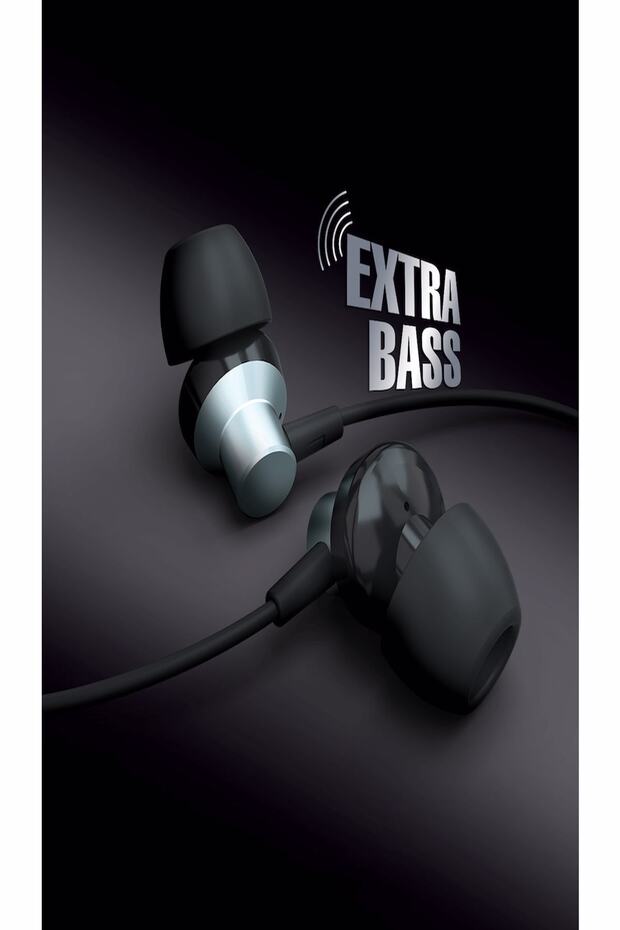 K15 Stereo Kulak Içi Kulaklık Extra Bass Özellikli/kaliteli Ses/kaliteli Bass - 1