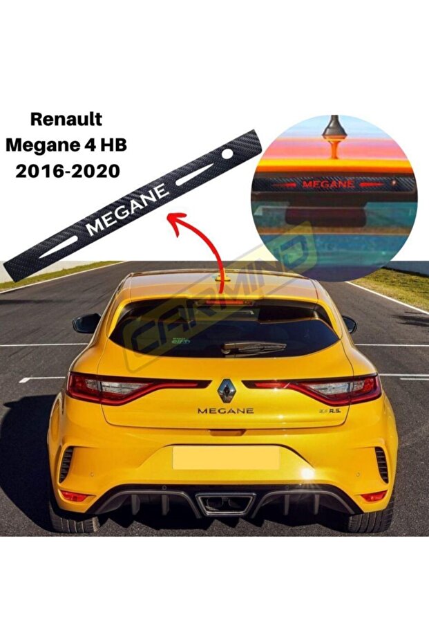 ملصق لمصباح إيقاف الفرامل الخلفي من الكربون Renault Megane 4 Hb