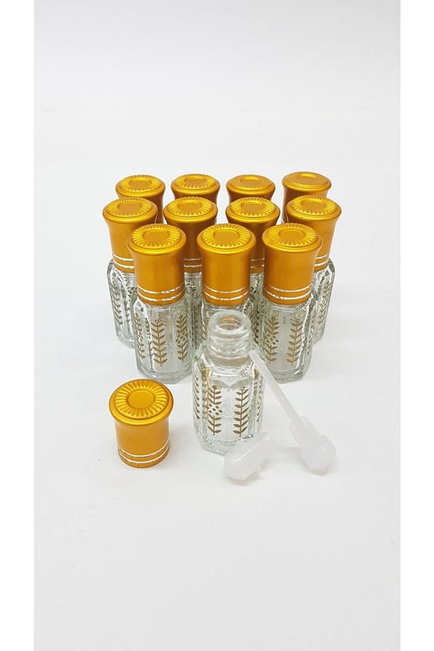 12 Adet Çubuk Ve Bilye Edp 5 ml Boş Esans Şişesi - 1