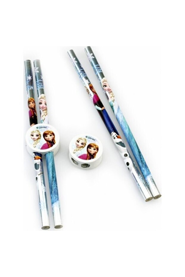 Frozen Çift Kalem Ve Silgi - 1