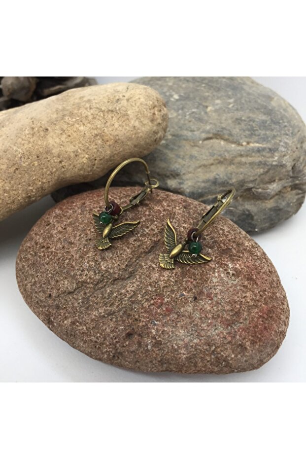 Handmade Ethnic Authentic Bird Figure Earrings