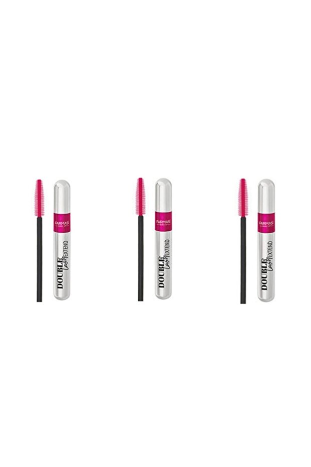 Double Lash Extend Double Effect Volume & Lifting Mascara | Black 12 ml X 3 Pieces