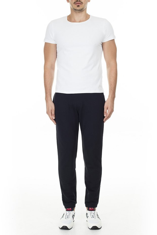 Men's Navy Blue Elastic Waist and Cuffs Sweatpants Sweatpants 8Nzp82 Zjh3Z 1510