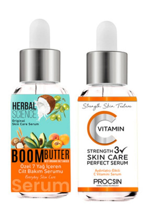 C Vitamini Serumu 20 ml + Boom Butter Cilt Bakım Serumu 20 ml - 1