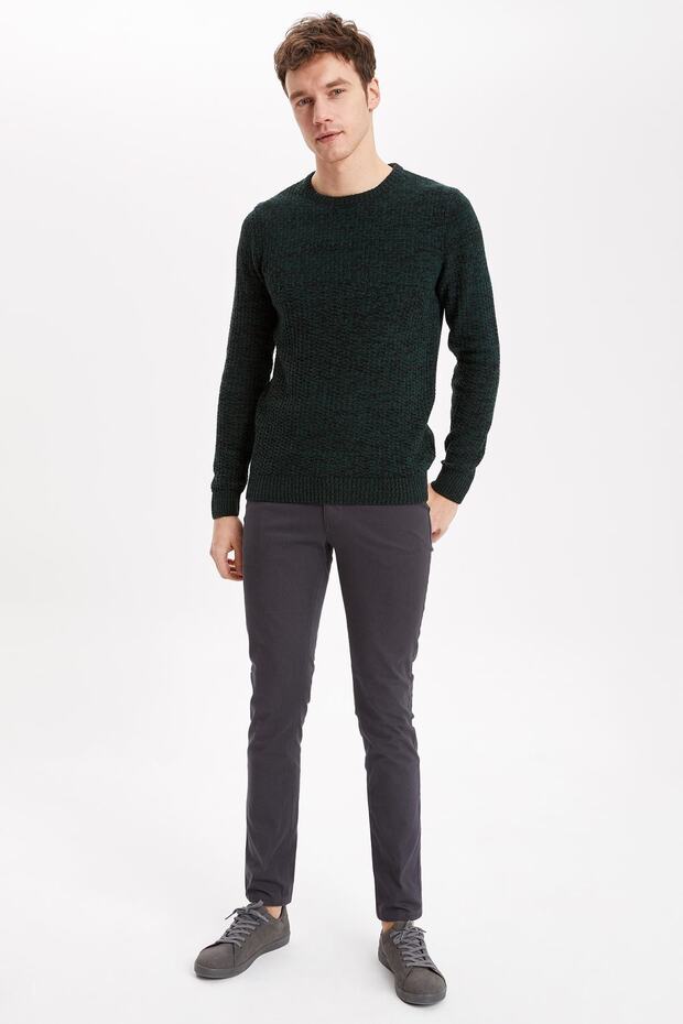 Slim Fit Triko Kazak - 2