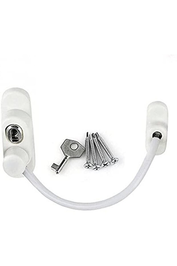 PVC Door Napkin Rope Safety Lock [with key