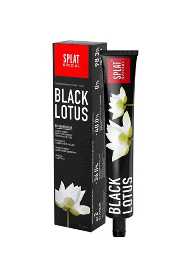 ? Special Black Lotus 75 ml Beyazlatıcı Diş Macunu - 1