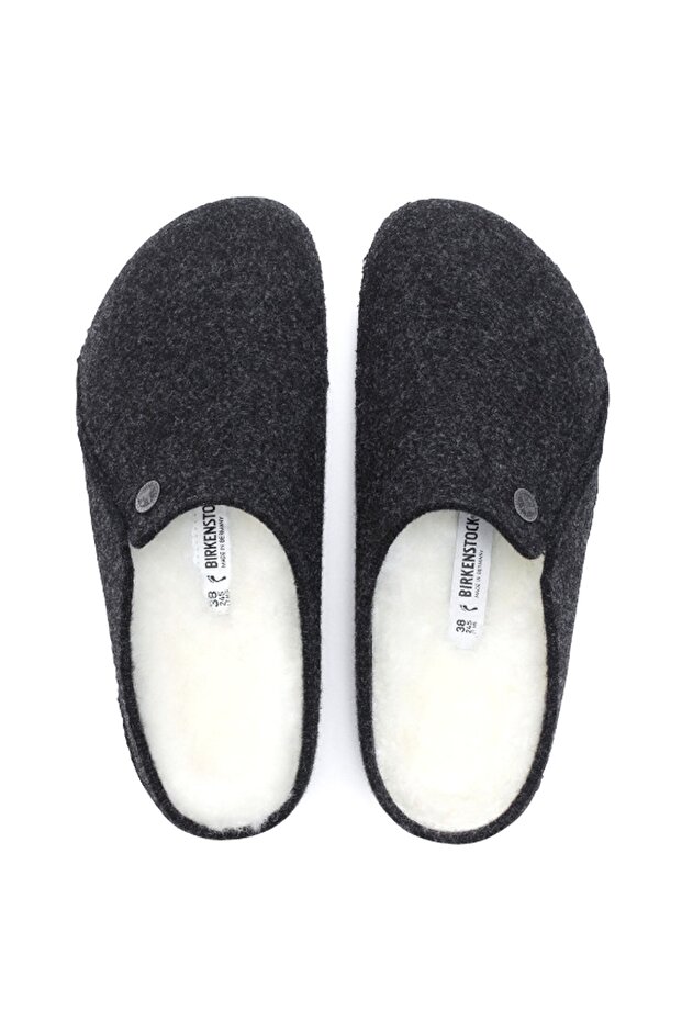 Зерматт Шеарлінг Антрацит Тапочки - 3