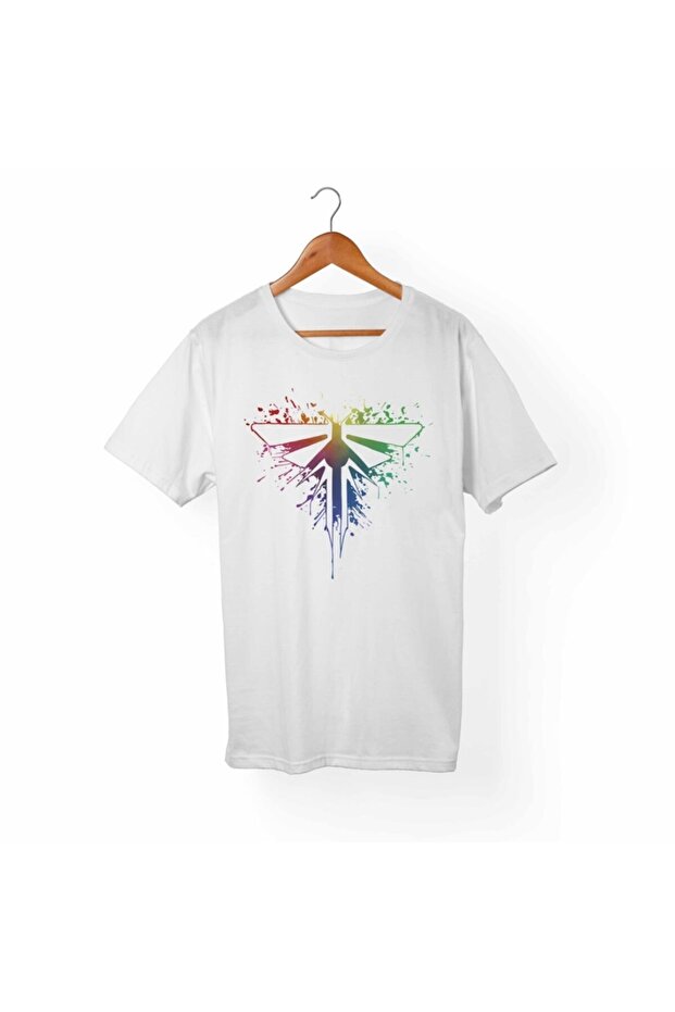 Unisex White The Last Of Us T-Shirt