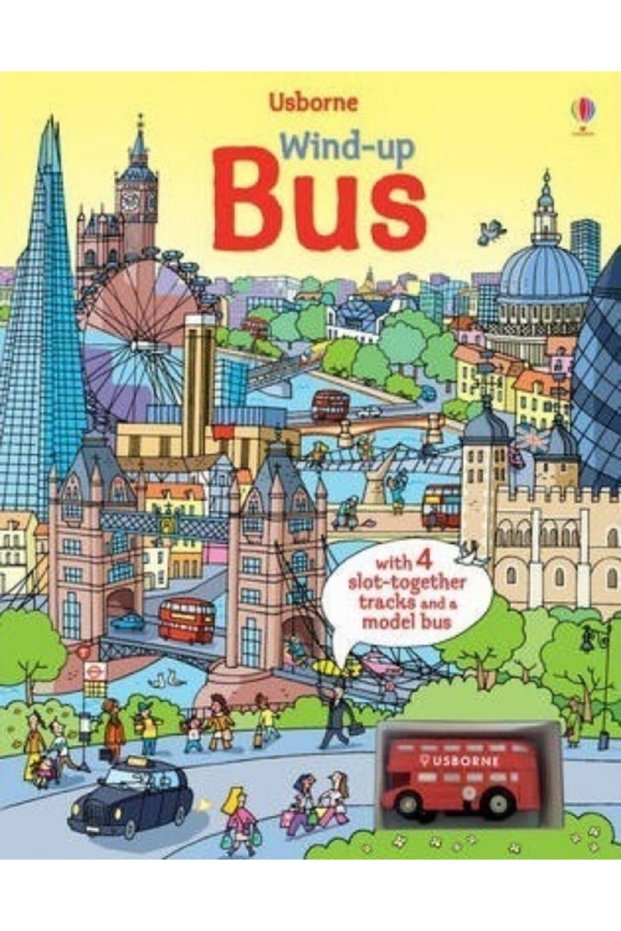 Wind-up Bus – Interactive Toy Book for Children