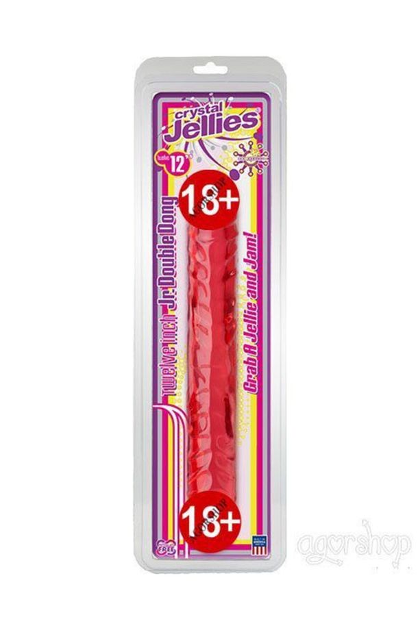 Doc Johnson Jellies Jr. Çift Başlı Jel Dokulu Realistik Made In Usa-r190 - 2