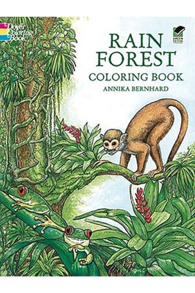 Rain Forest Coloring Book