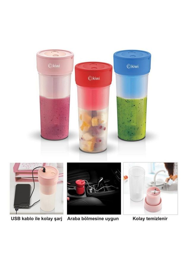 KSB 2203 USB Şarjlı Portatif Blender - 3