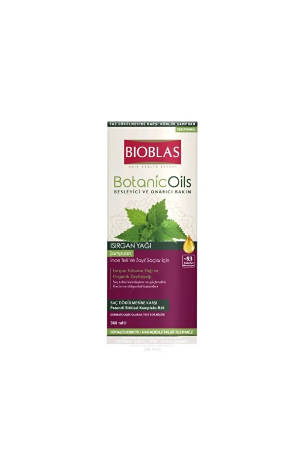 Şampuan Botanic Oils Isırgan Yağı 360 ml - 1